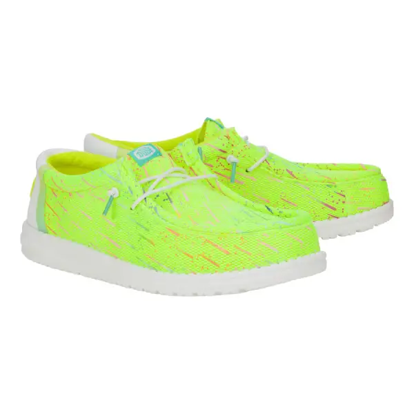 Wally Party Mesh - Lime Punch/White
