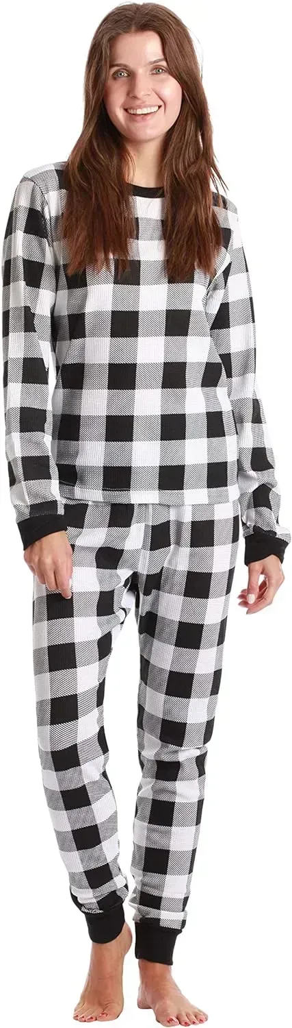 Women's Thermal Underwear Pajamas Set