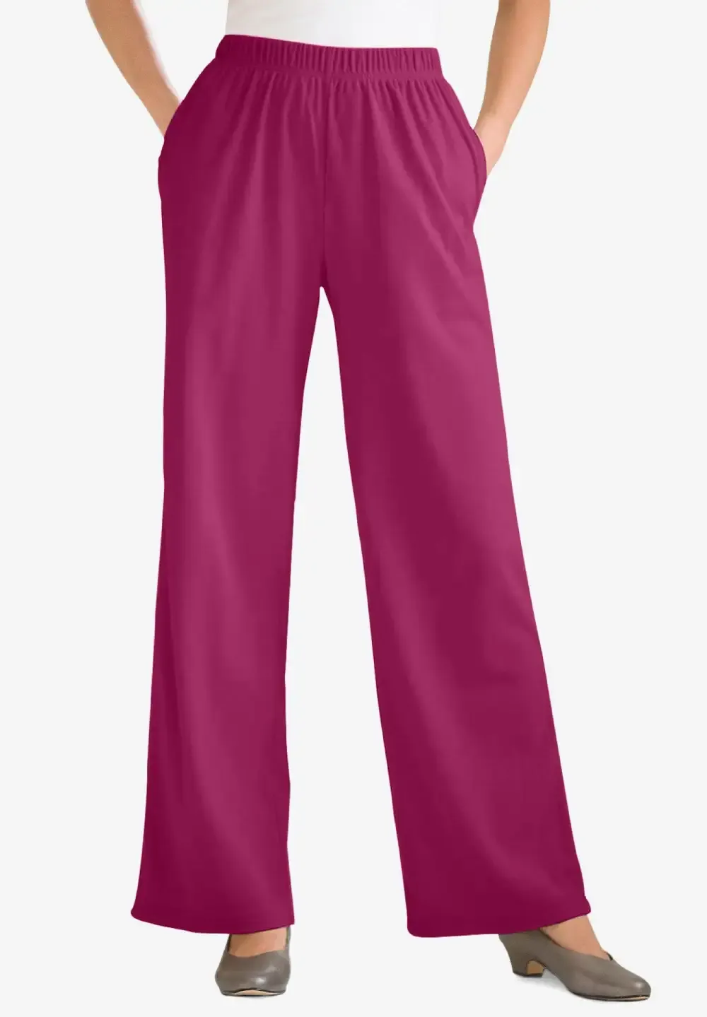 7-Day Knit Wide-Leg Pant