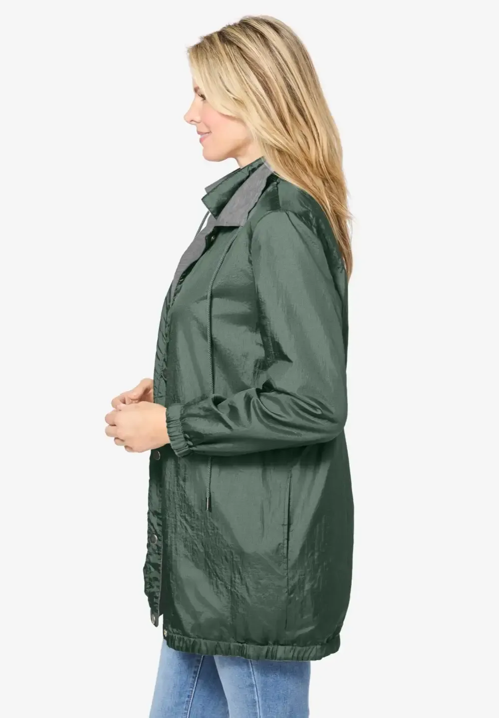 Fleece Nylon Reversible Jacket