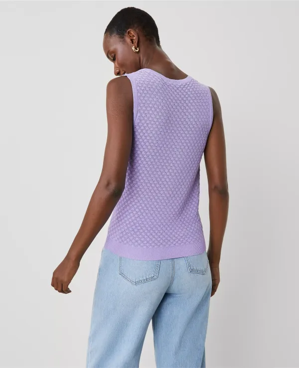Stitched Sweater Shell