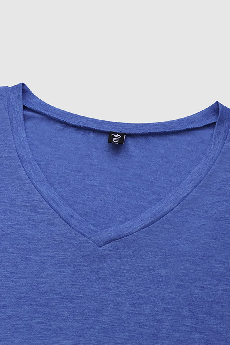 Solid Ruffle Armhole T-Shirt