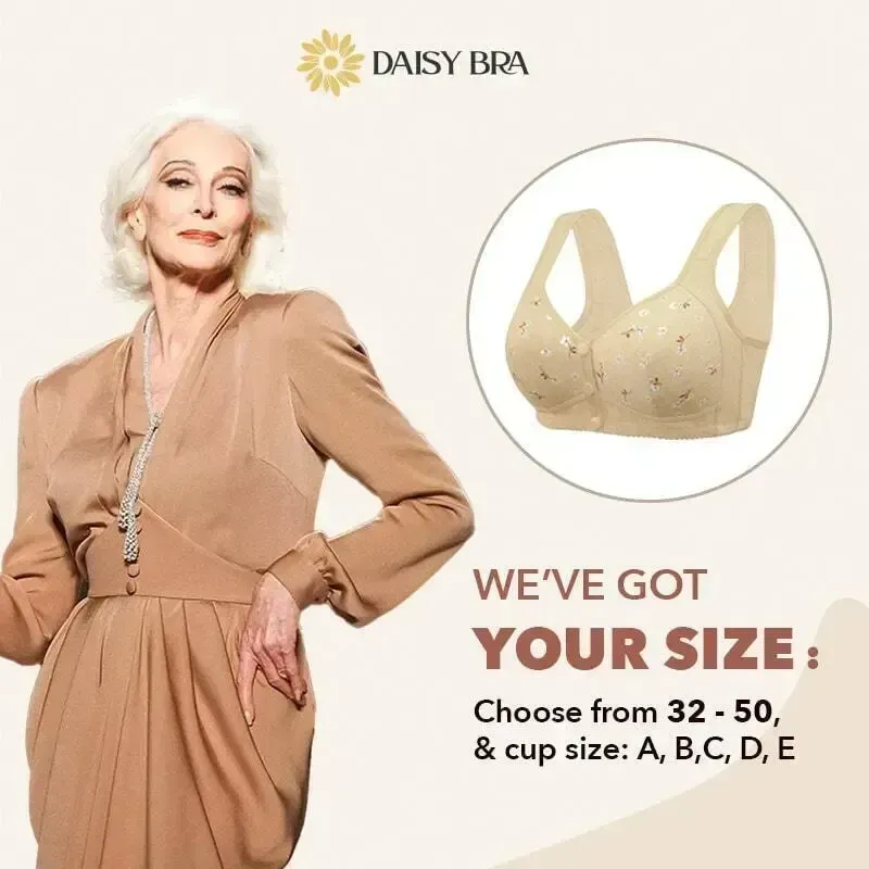 10-Pack Women's Bra - Comfortable & Convenient Front Button Bra