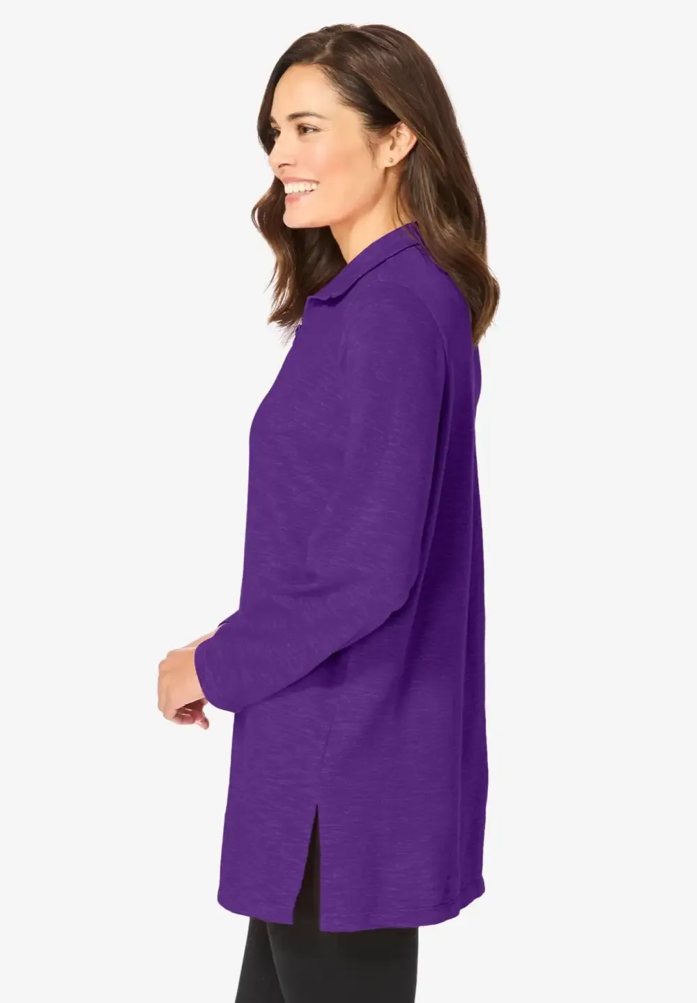 French Terry Quarter-Zip Sweatshirt