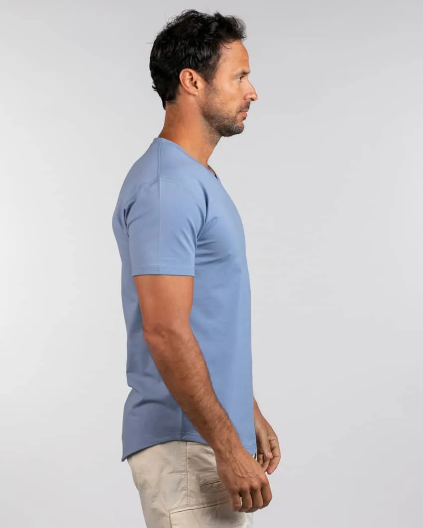 Drop-Cut V-Neck: Lux