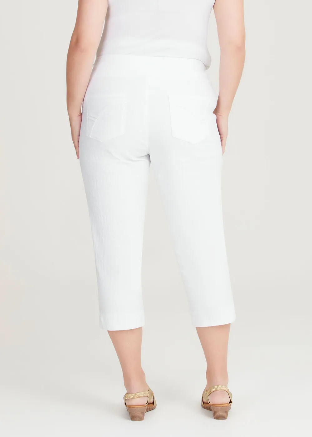 Self Check Crop Pant