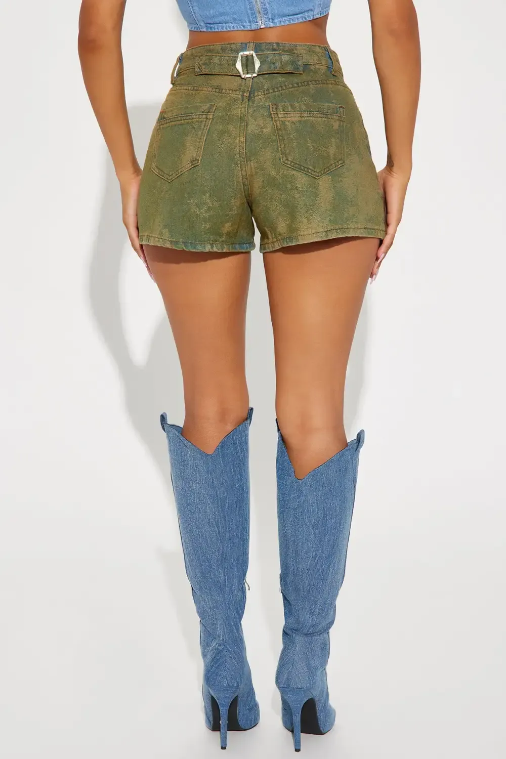 Unmistakable Denim Shorts - Yellow
