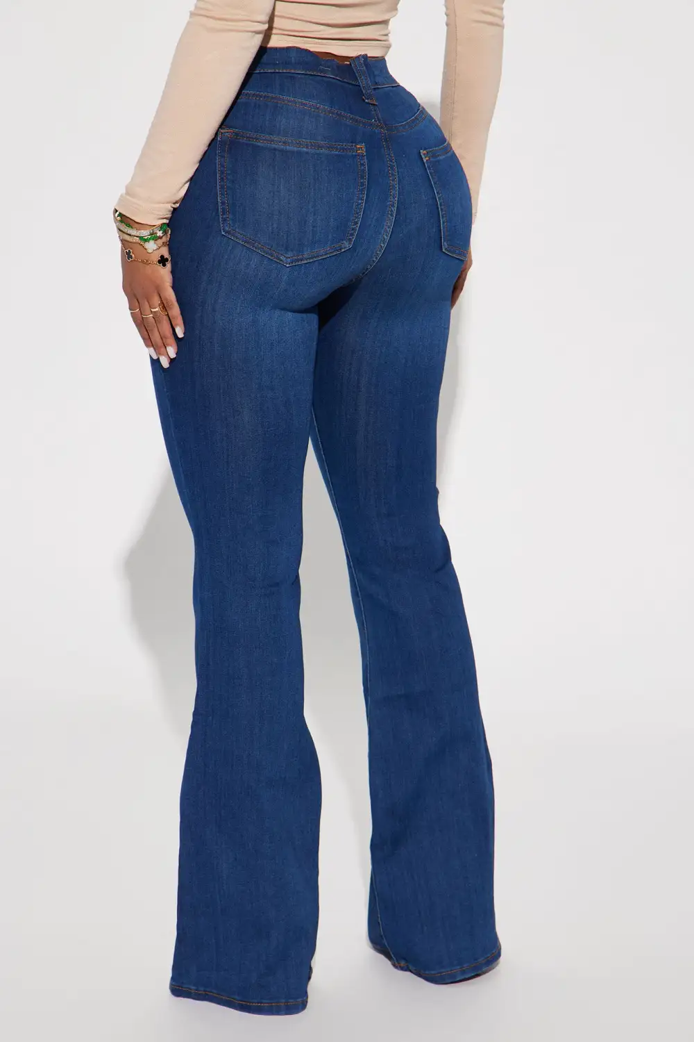 Sensational Stretch Flare Jean - Dark Wash