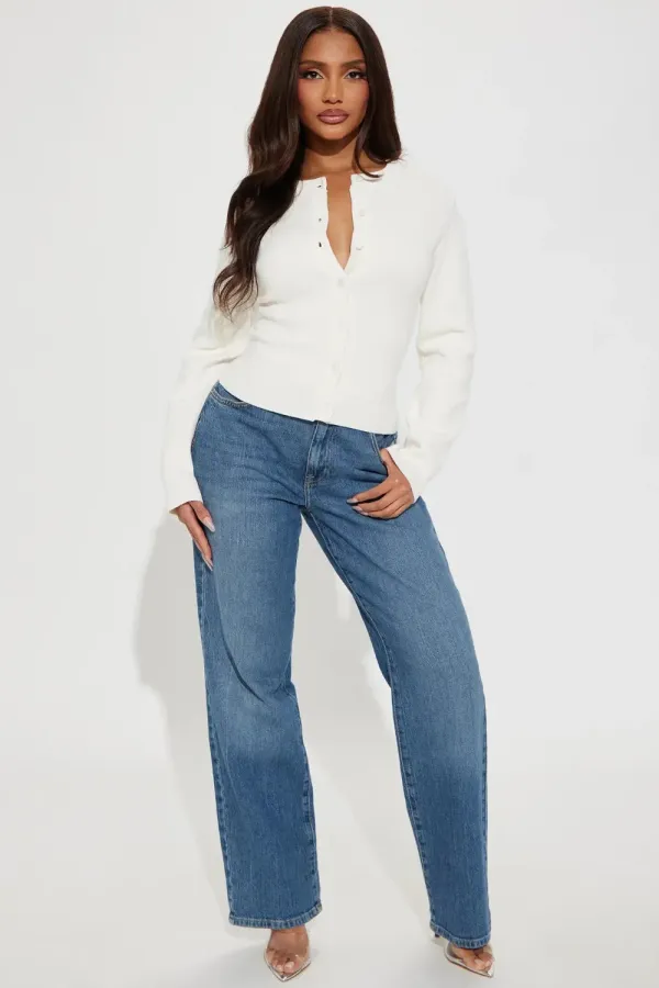 Everly Cardigan Sweater - Cream