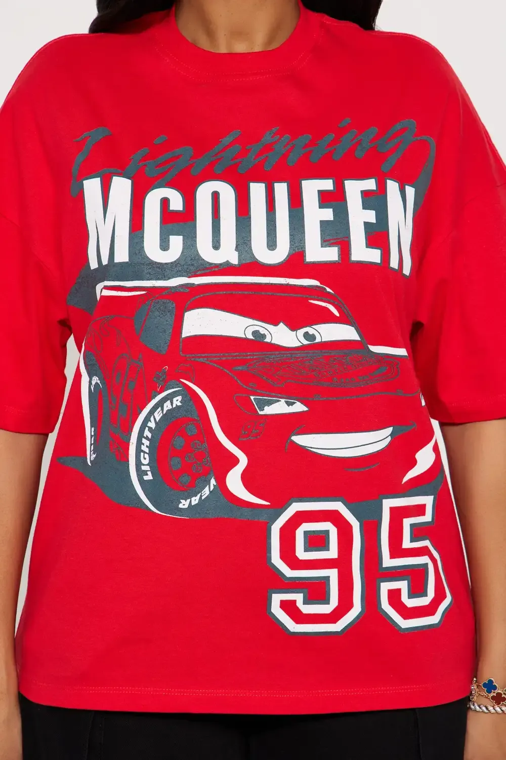 Cars Lightning Mc Queen 95 Tee - Red