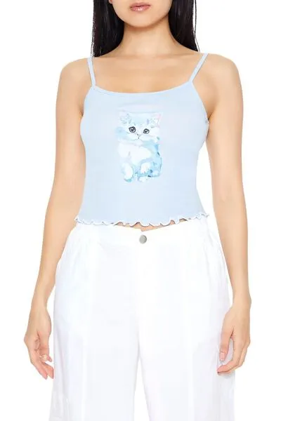 Cat Bow Graphic Cami