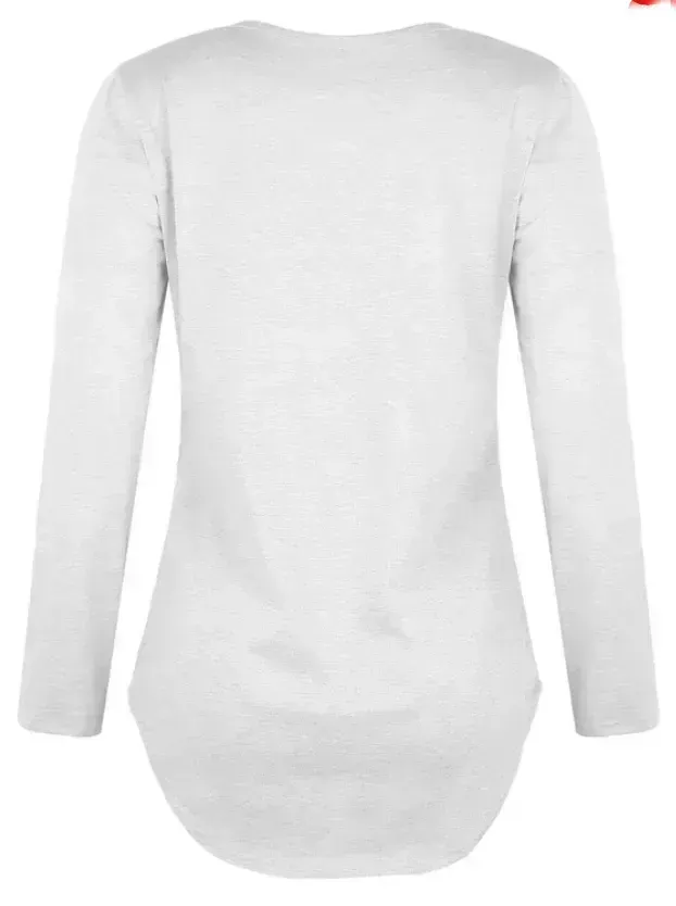 Casual Solid Crisscross Long sleeve Top