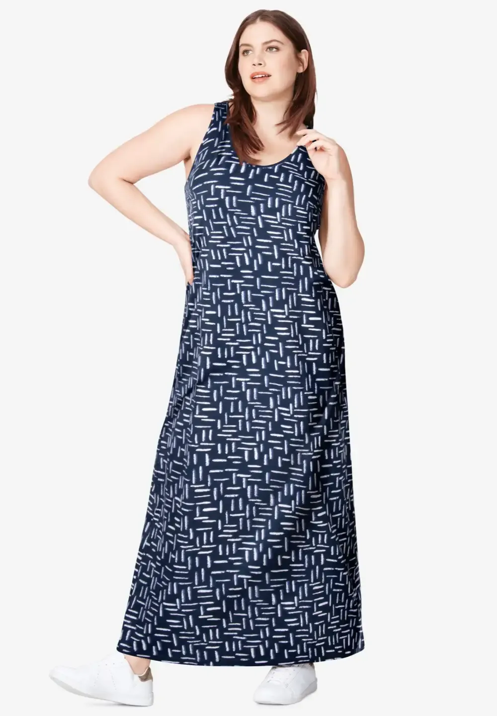 Sleeveless Knit Maxi Dress