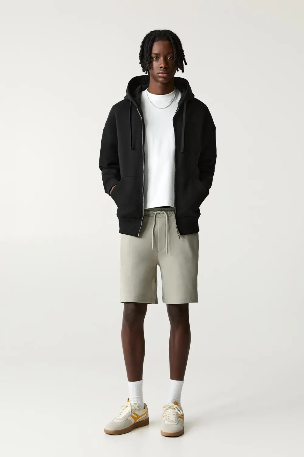 Piqué Bermuda sweatpant shorts