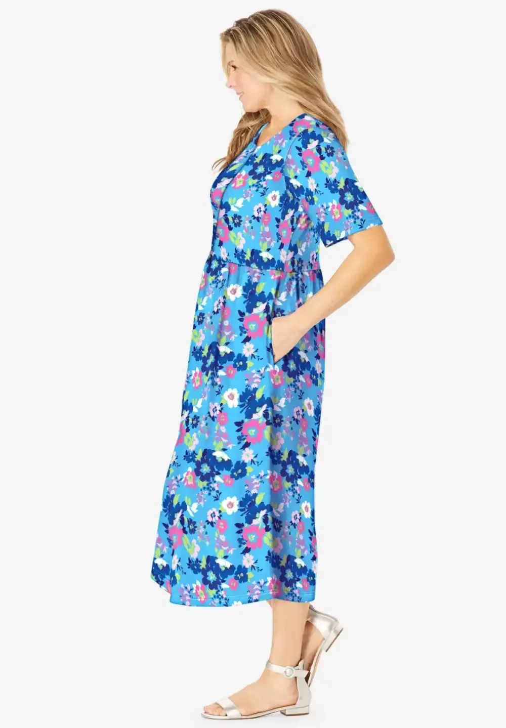 Button-Front Essential Dress