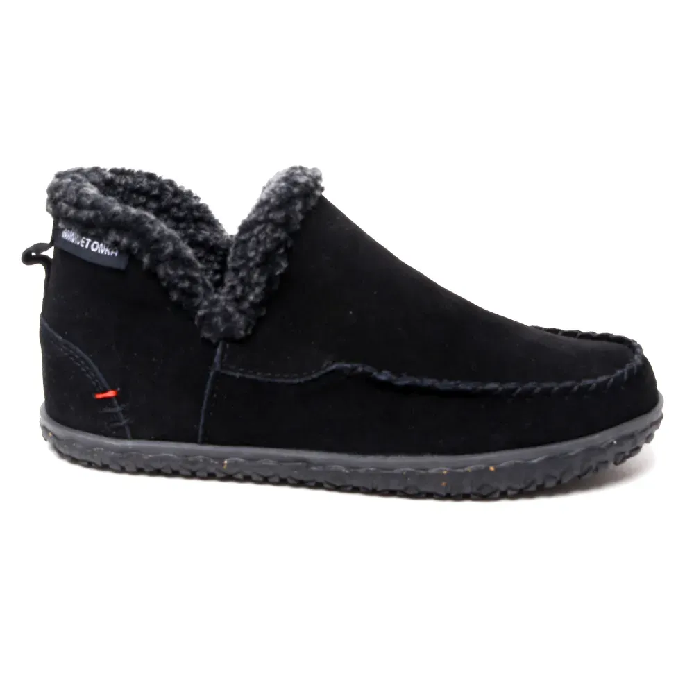 Minnetonka Women's Taren Suede Slip On Bootie Slippers