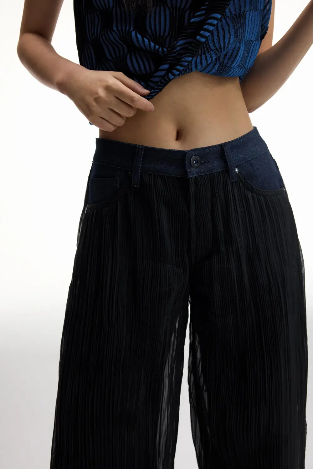 Jeans baggy organza Chet Lo