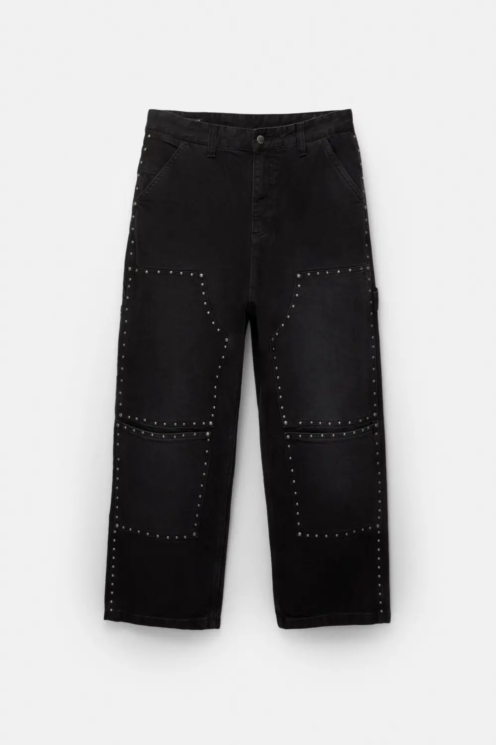 Studded carpenter jeans