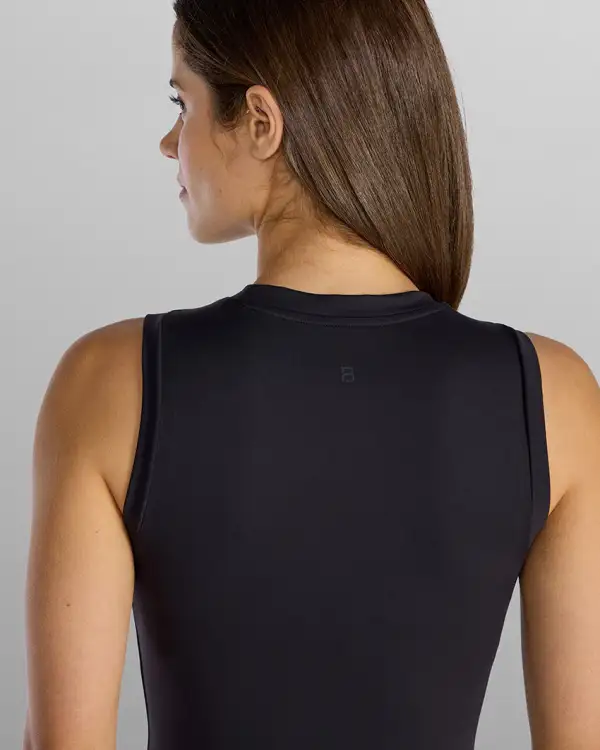 Balm High Neck Sleeveless Bodysuit