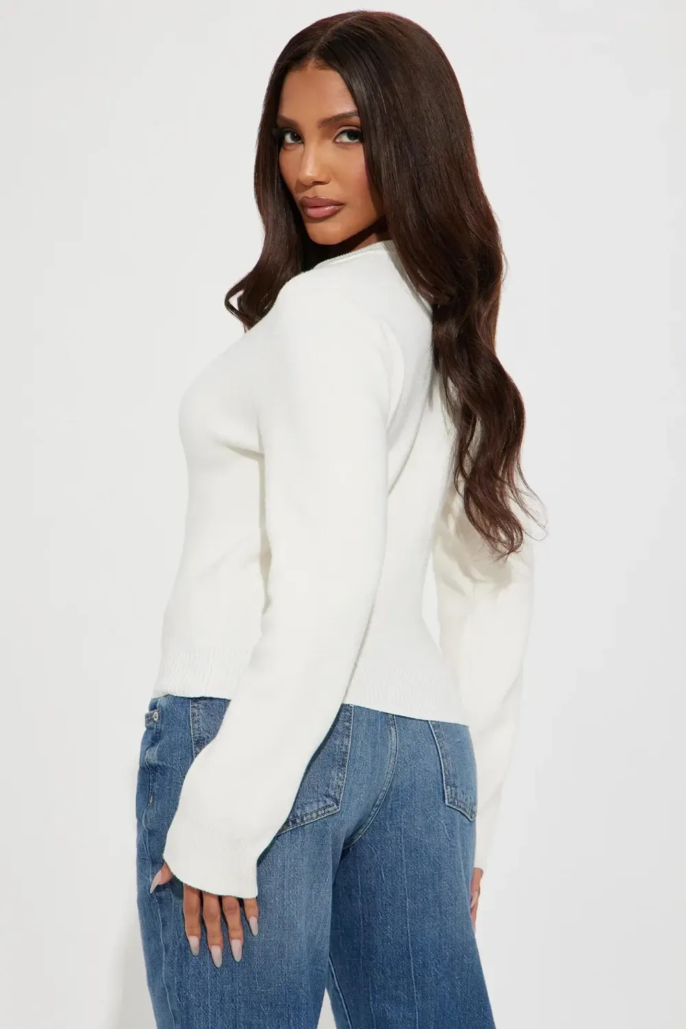 Everly Cardigan Sweater - Cream