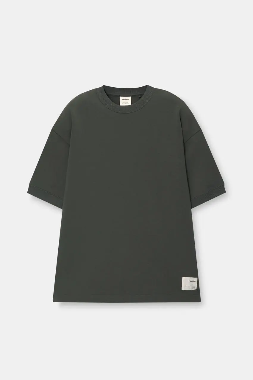 Interlock short sleeve sweatshirt