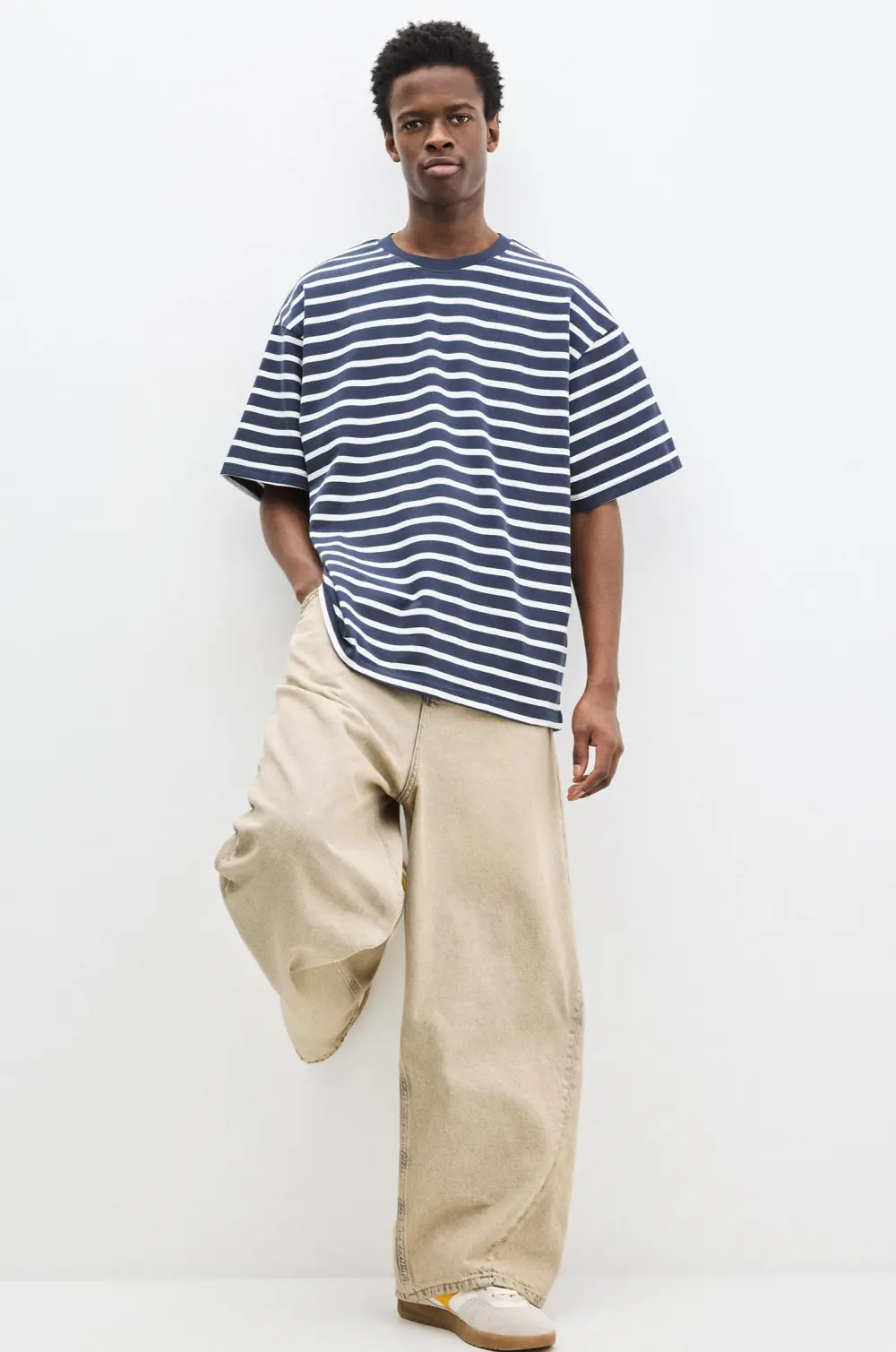 Striped short sleeve T-shirt