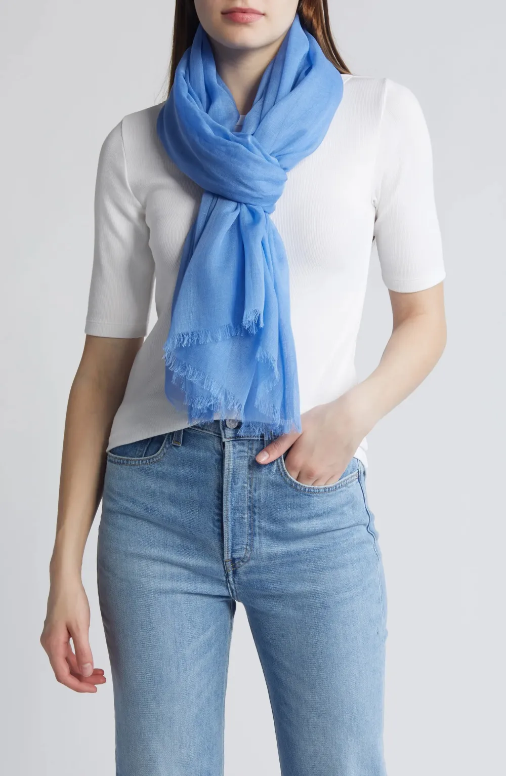 Casual Style Silk Scarf