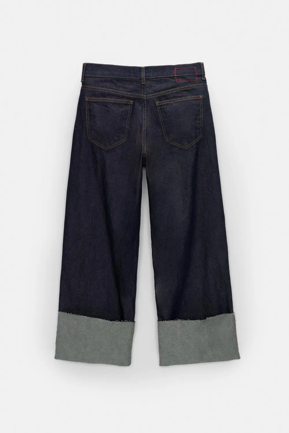 Jeans baggy vuelta bajo
