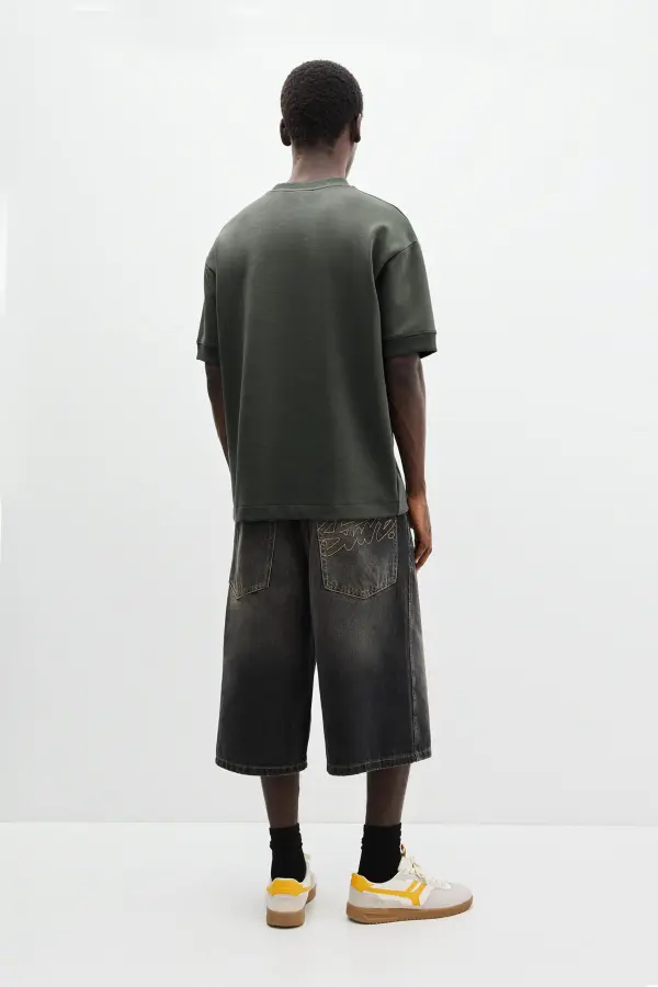 Interlock short sleeve sweatshirt