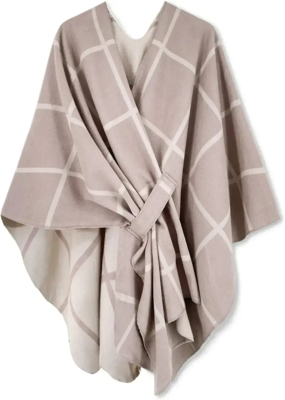 Women's Shawl Wrap Poncho Ruana Cape Open Front Cardigan Shawls for Fall Winter