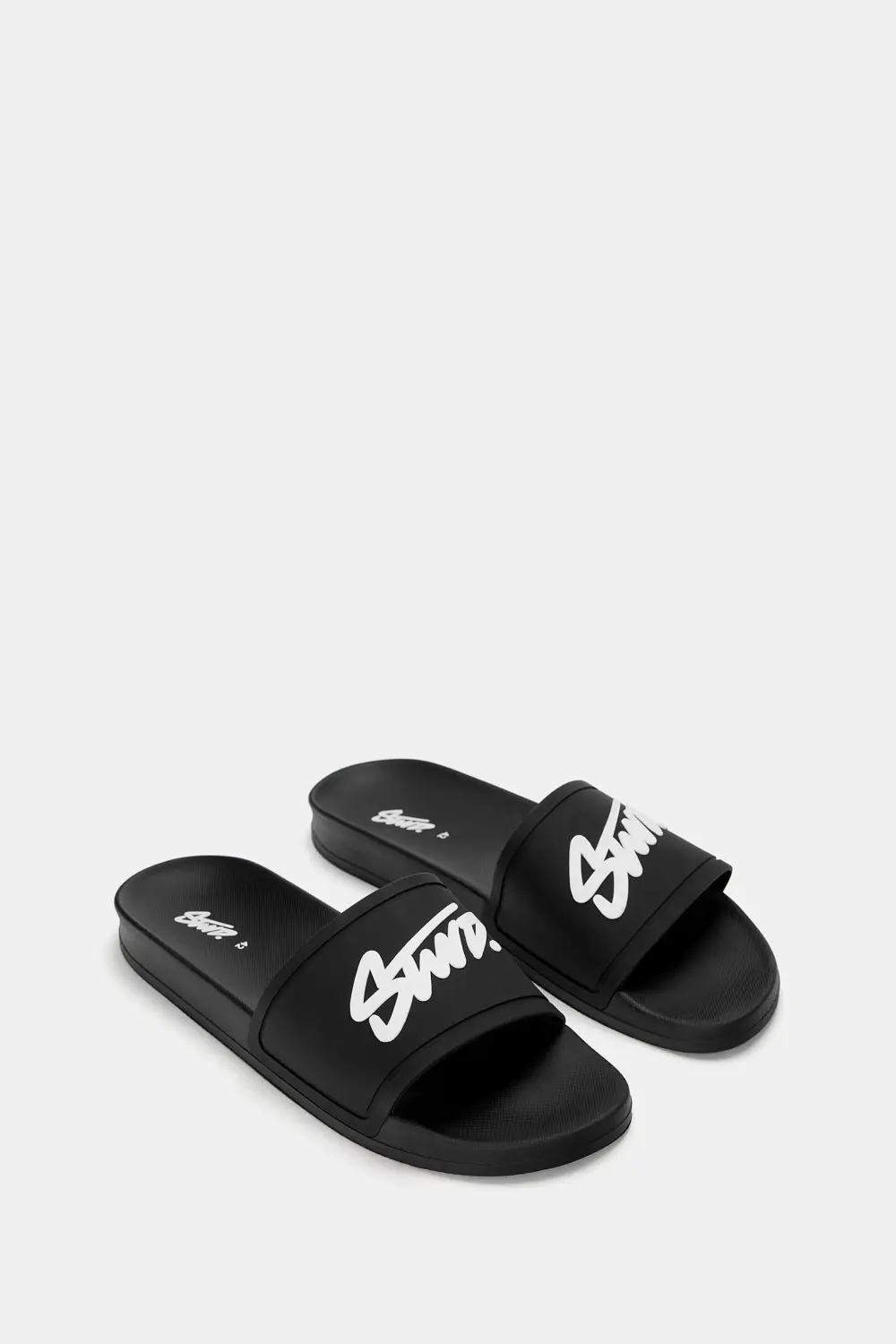 Rubberized STWD slider sandals