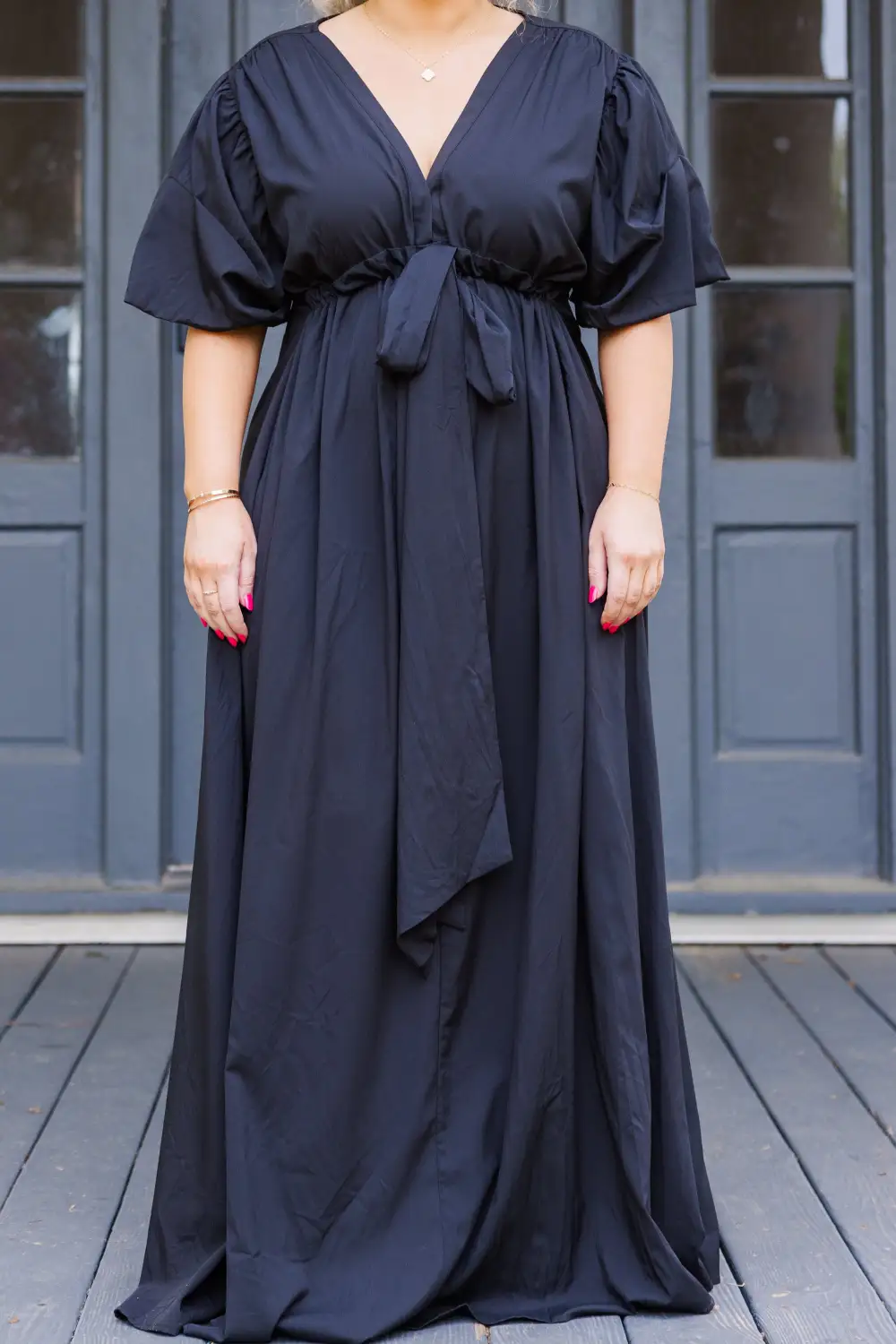 Looking At Me Maxi Dress, Black