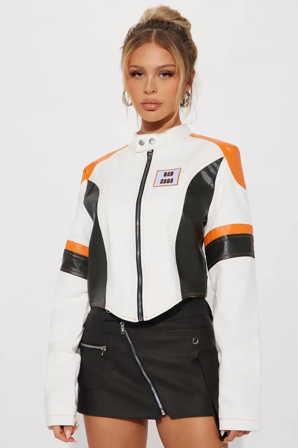 West Coast Racer Jacket - Cream/combo