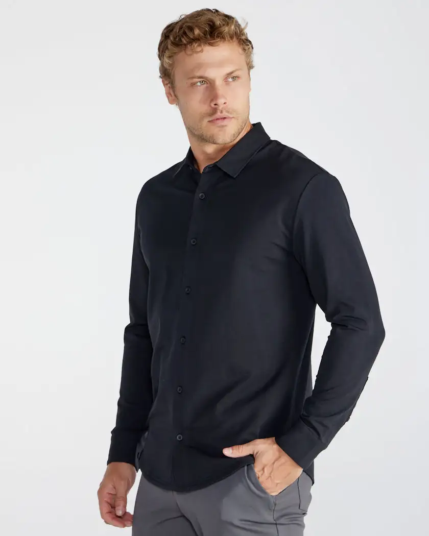 Lux Long Sleeve Button Down