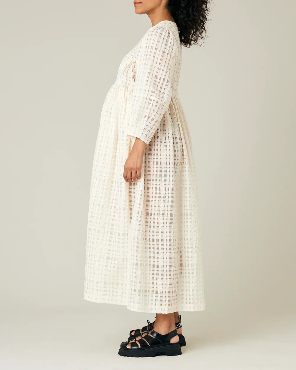 IVORY ORGANZA DRESS