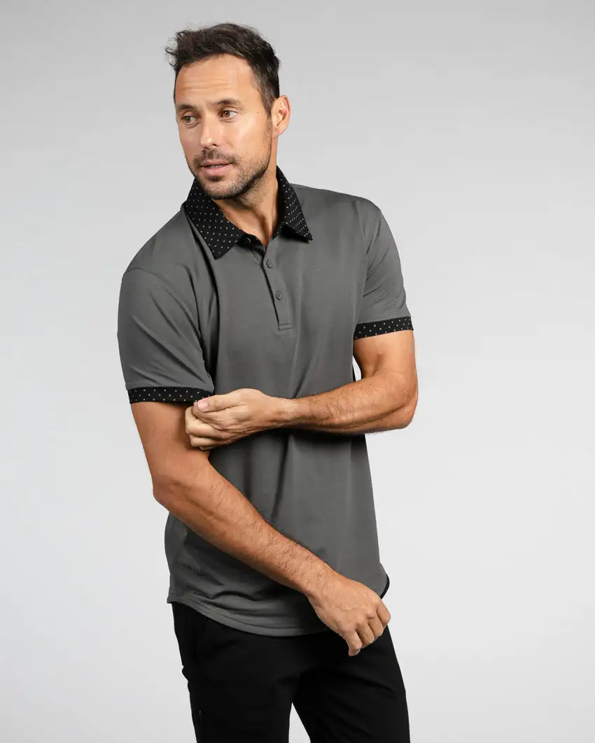 Drop-Cut: Lux Dotted Polo