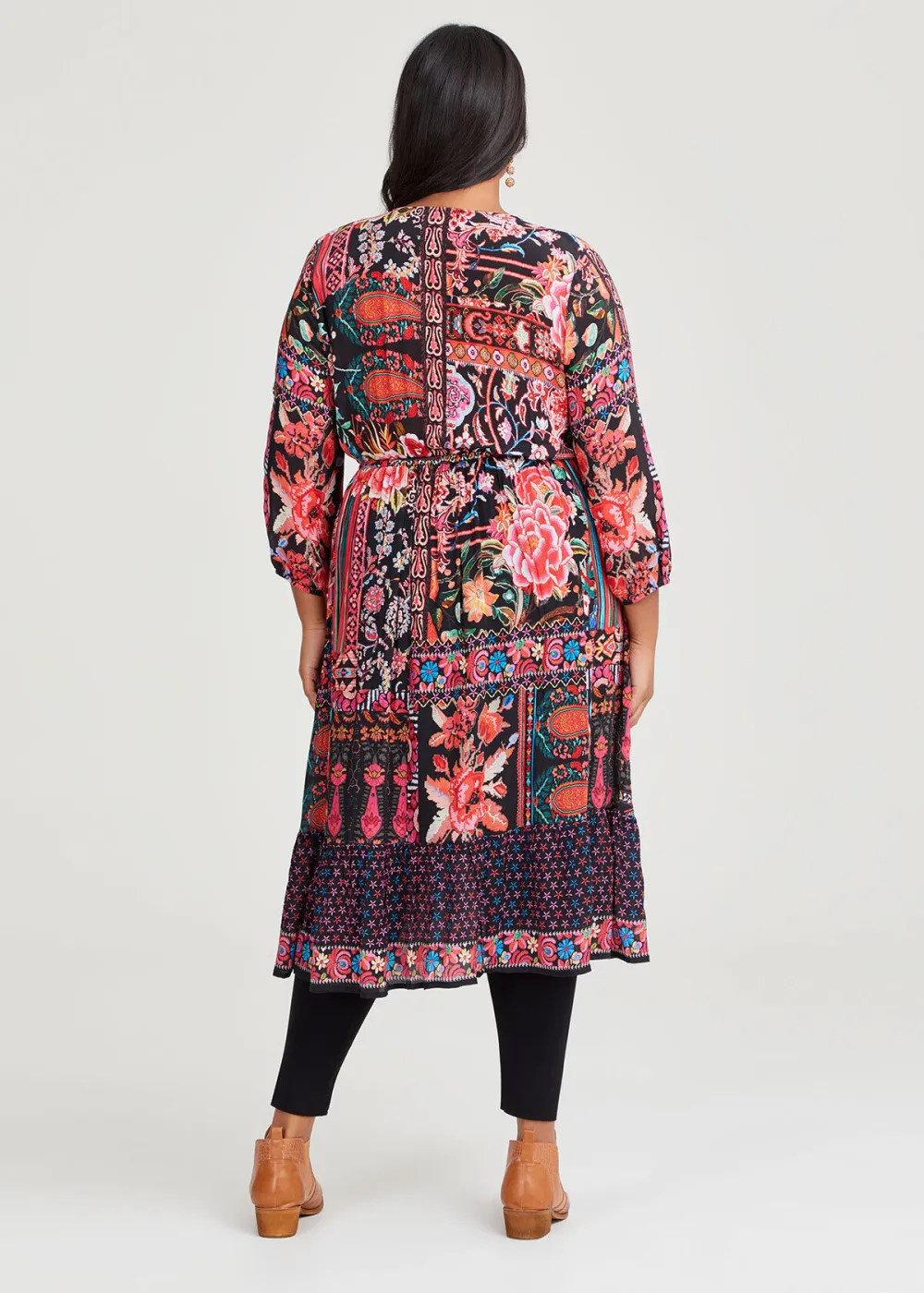 Natural Luisa Tier Dress