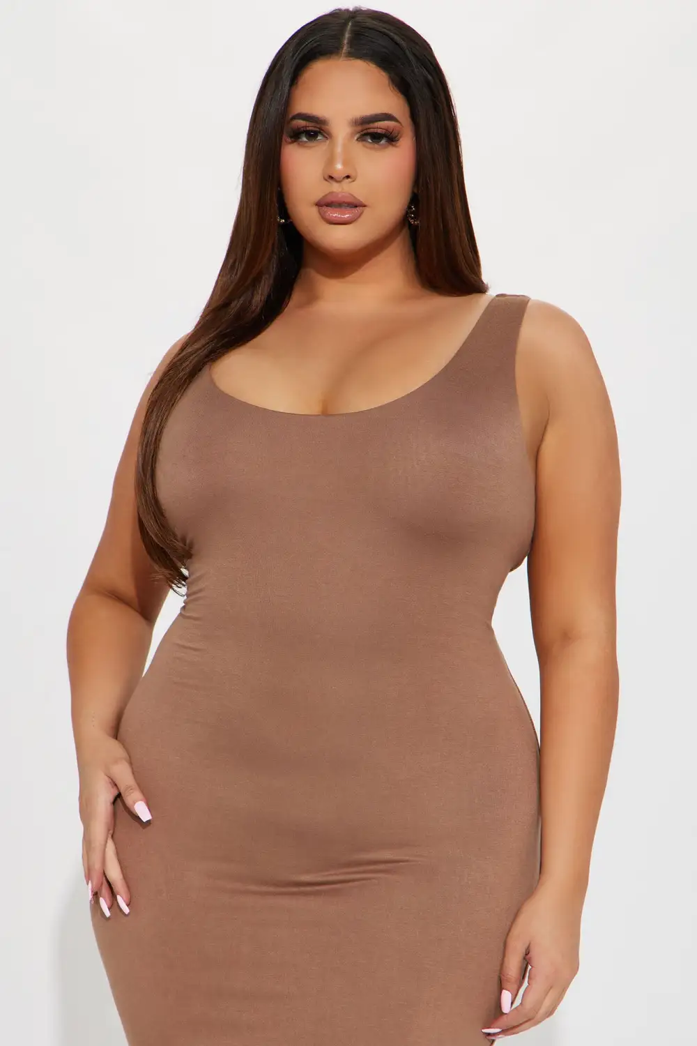 Your Needs Met Dress - Beige