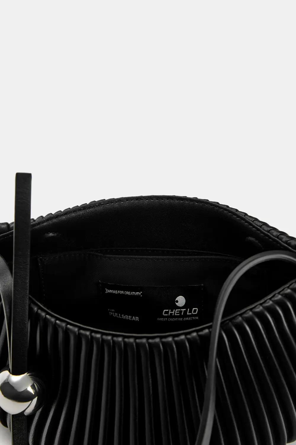 Bolso de hombro pliegues piel Chet Lo