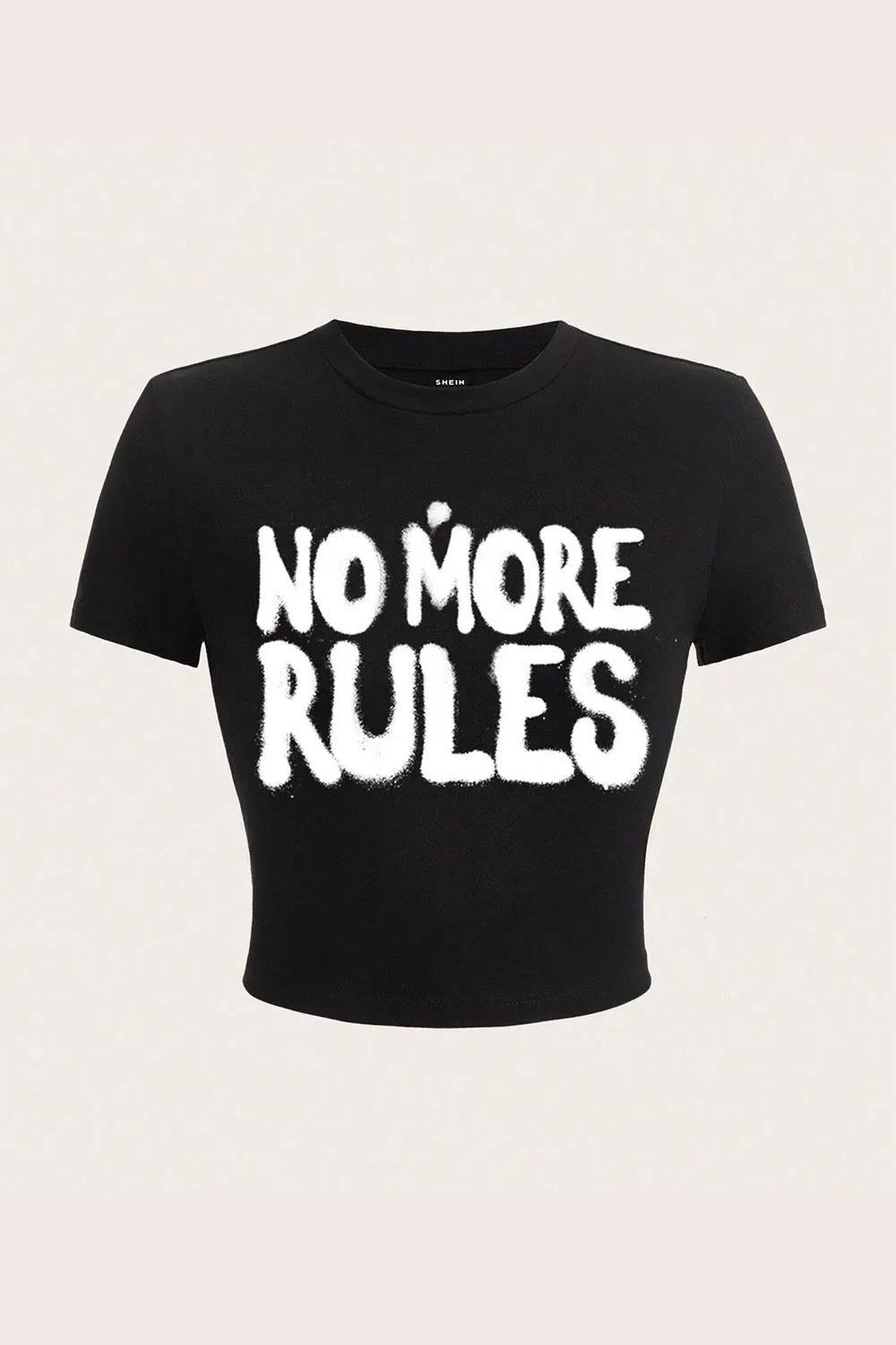 Ladies casual simple letter short sleeve T-shirt