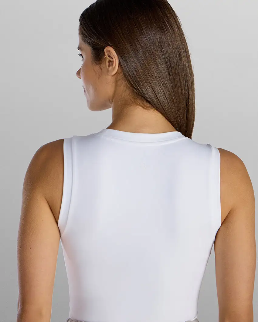 Balm High Neck Sleeveless Bodysuit