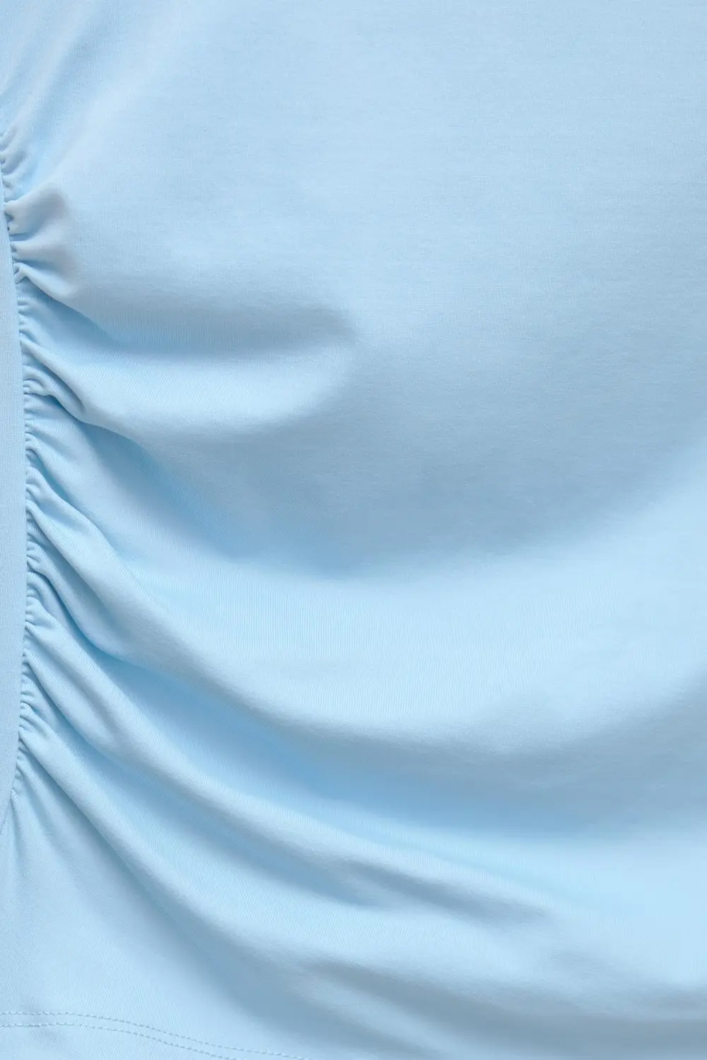 Gathered polyamide top