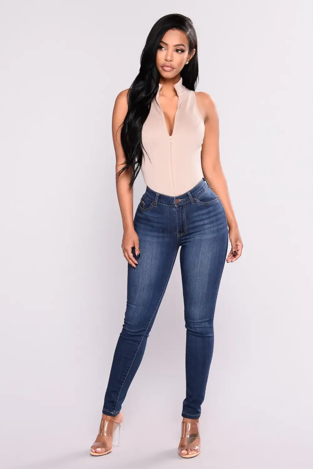 Ezra Skinny Jeans - Dark