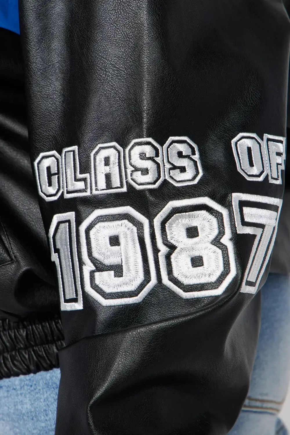 Class Of 87 Varsity Jacket - Blue/combo