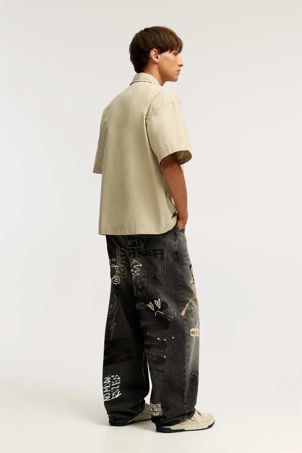 Graffiti skater jeans