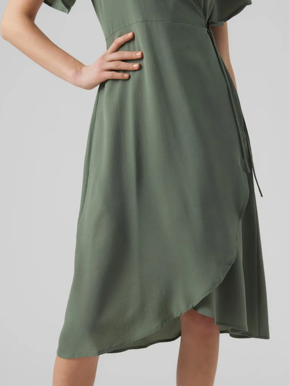 V-neck Casual Style Dress