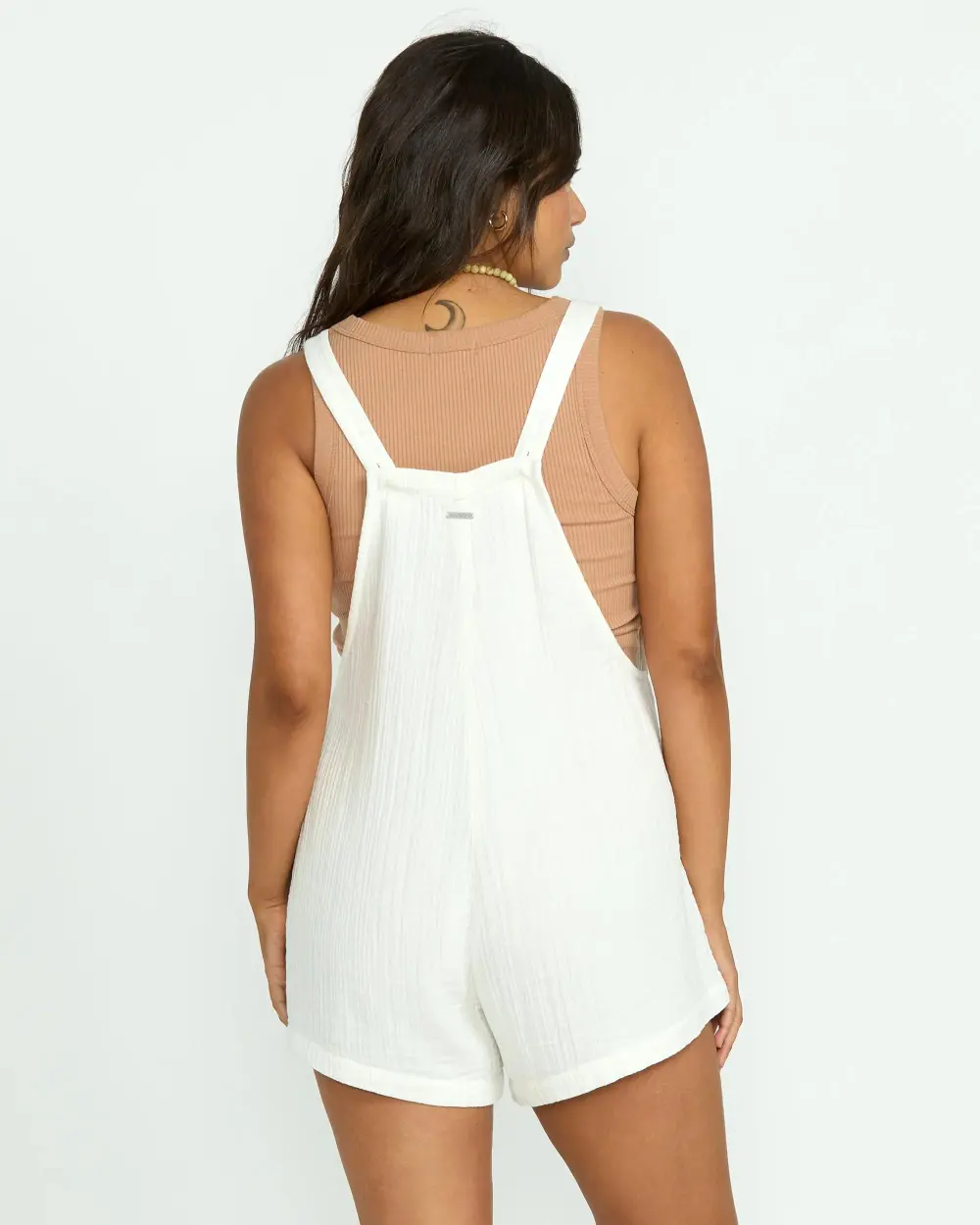 Beach Crush Romper - Salt Crystal