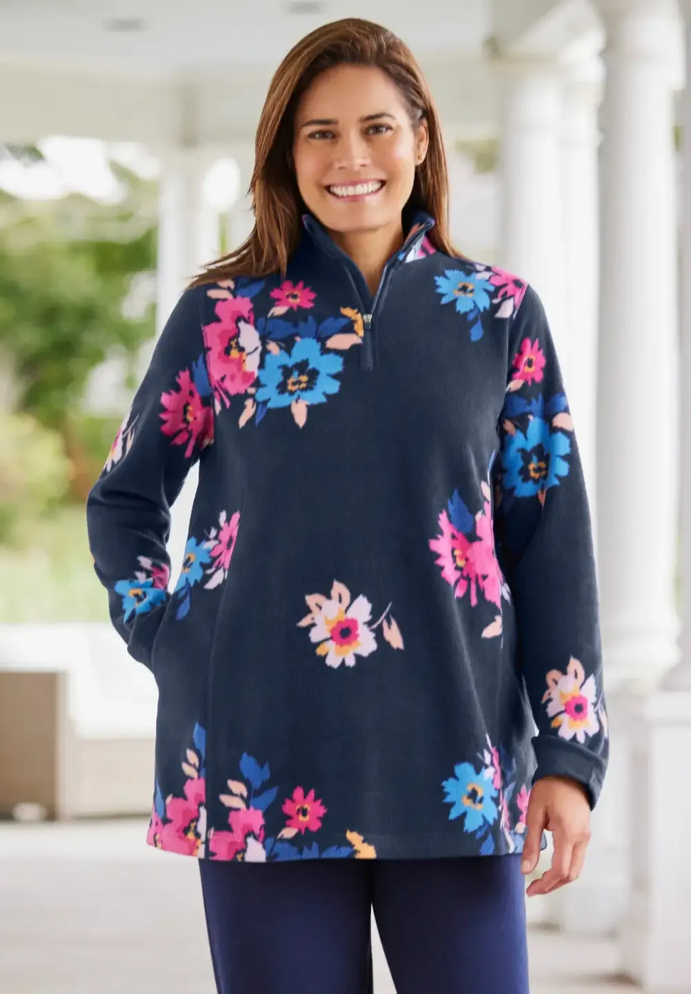 Microfleece Quarter-Zip Pullover
