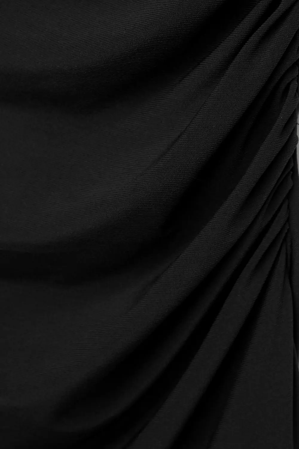 Vestido corto asimétrico nudo