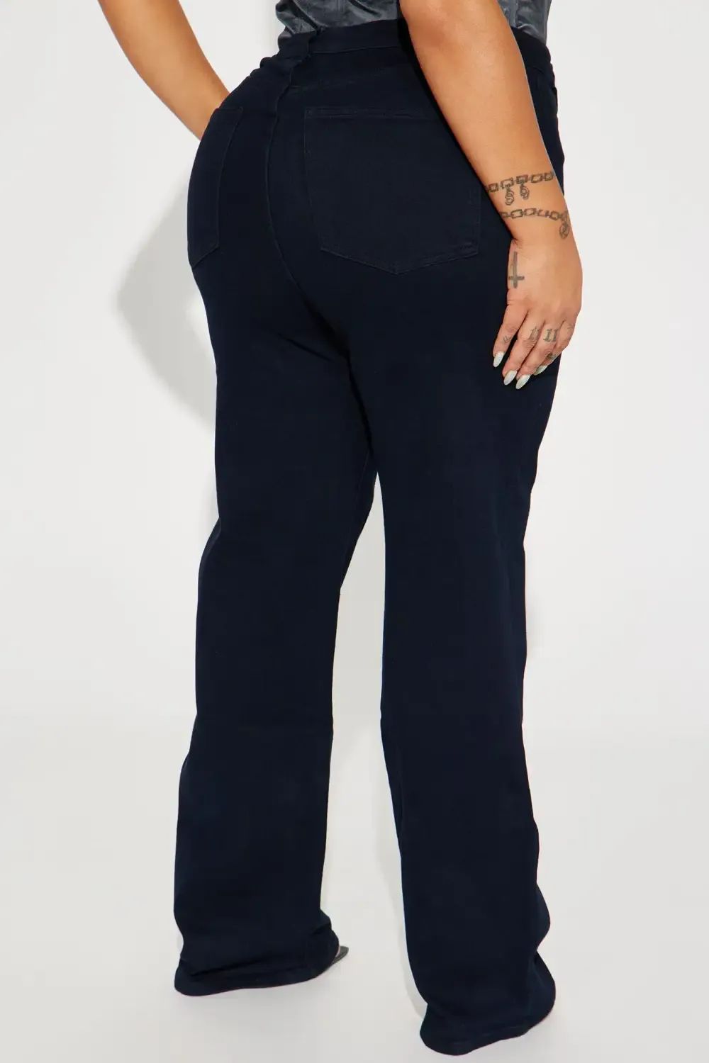 Midnight Vibes High Rise Stretch Jeans - Dark Wash